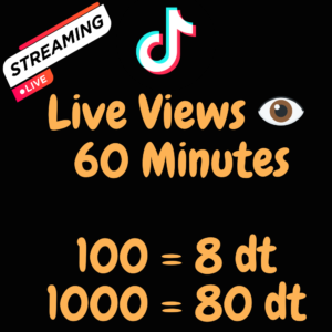 Live Stream Views 👁 60 Minutes