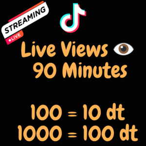 Live Stream Views 👁 90 Minutes